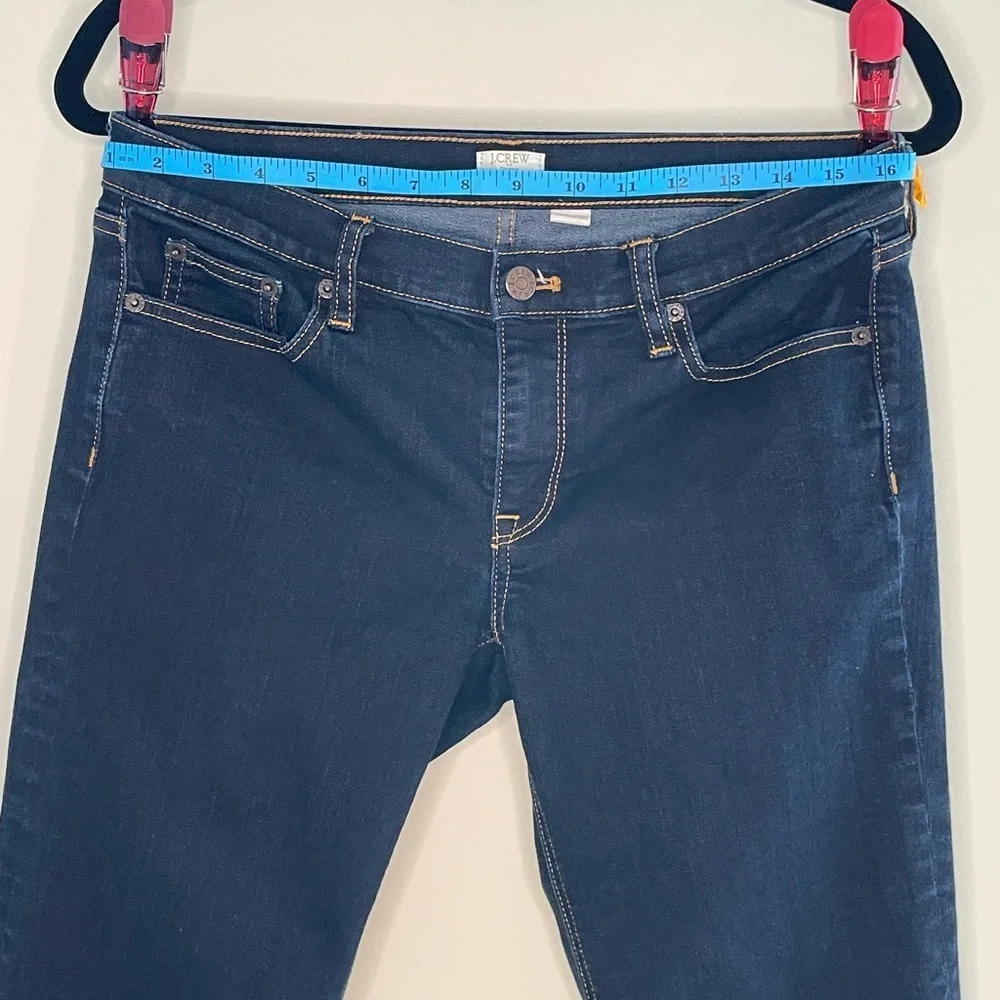 J. Crew Women's Straight Leg Jeans - Dark Blue